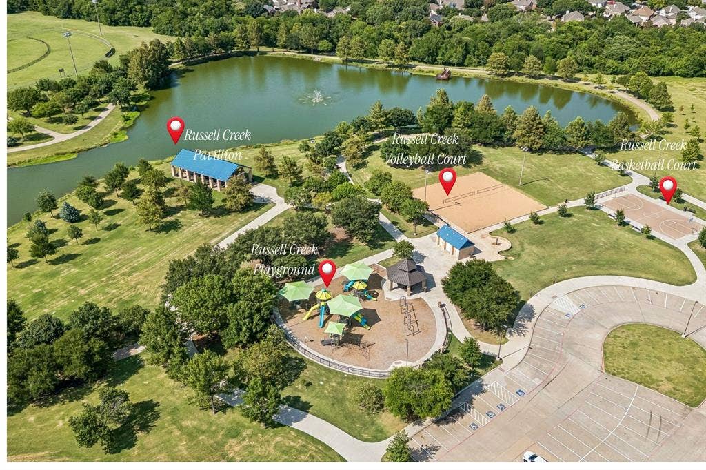 8121 Skyridge Drive, Plano, TX 75025 Russell Creek Park provides nearby access to trails, open green space and a variety of recreational amenities.