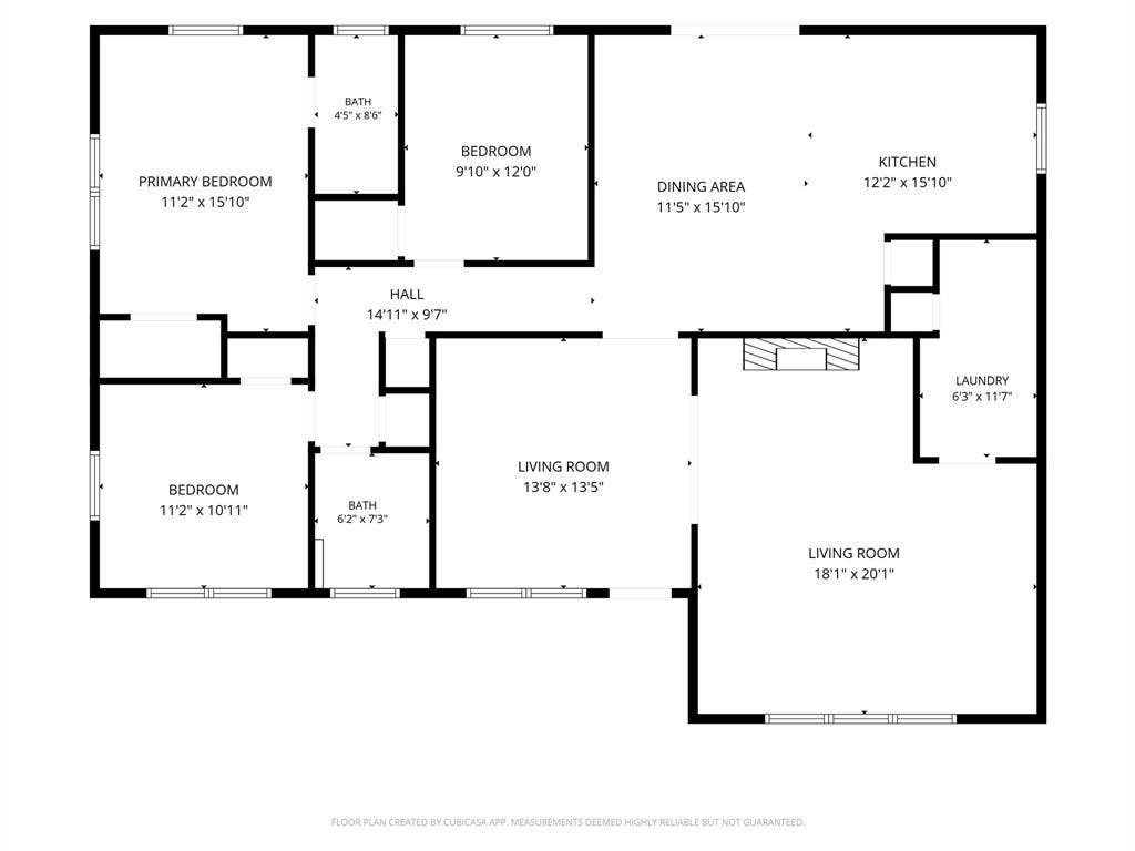 1312 E Mitchell Street, Arlington, TX 76010 Floor plan
