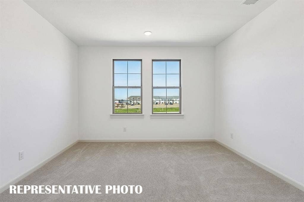 You'll find nicely sized secondary bedrooms in our Marcel II plan.REPRESENTATIVE PHOTO