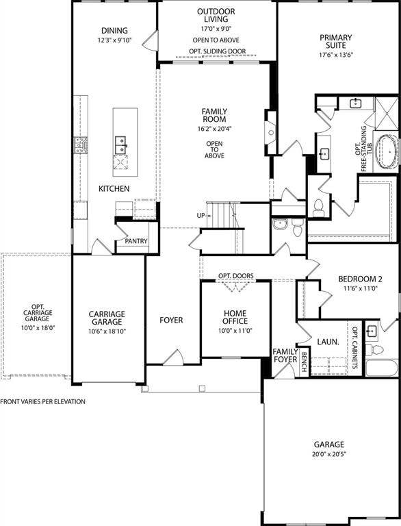 1625 Apple Tree Lane, Rockwall, TX 75087 Davis Main Level