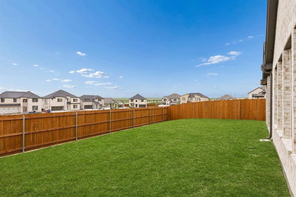 4612 Carina Road, McKinney, TX 75071 Patio in the Claret home plan – REPRESENTATIVE PHOTO