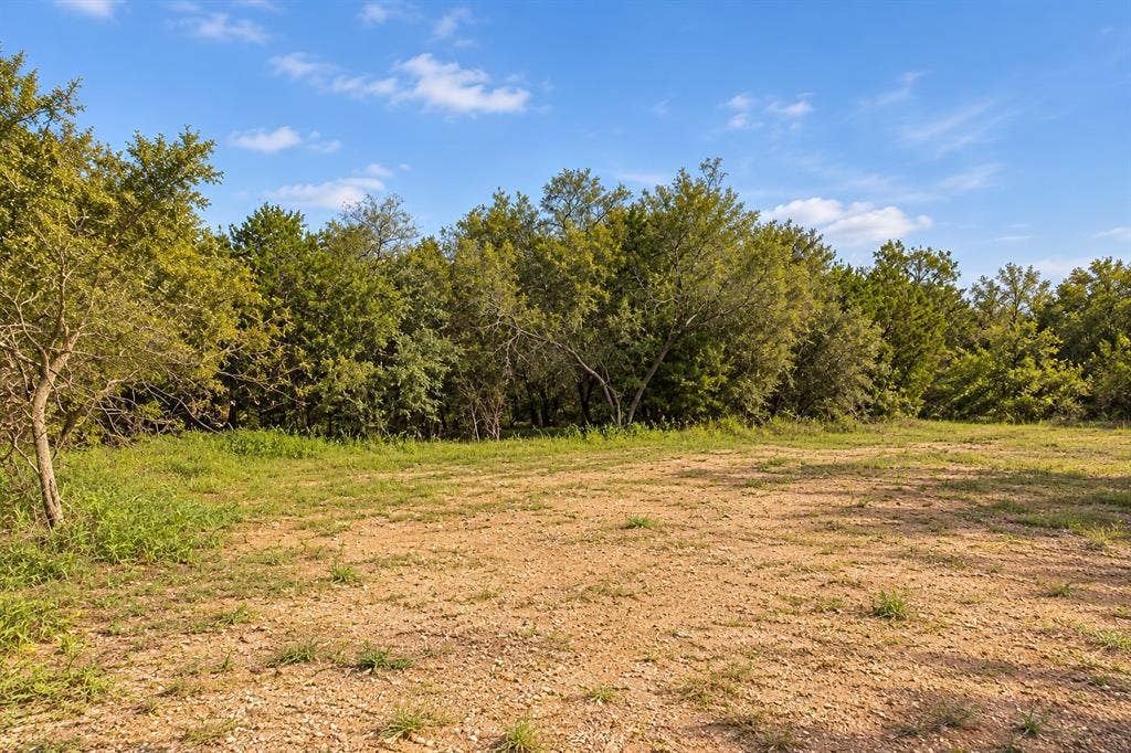3926 Vista Oak Drive, Royse City, TX 75189 Expansive open land area with natural tree lines