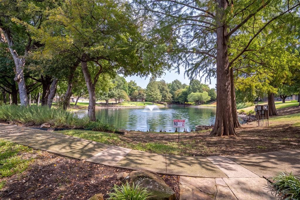 2713 Belmeade Drive, Carrollton, TX 75006 Pond view from the backyard.