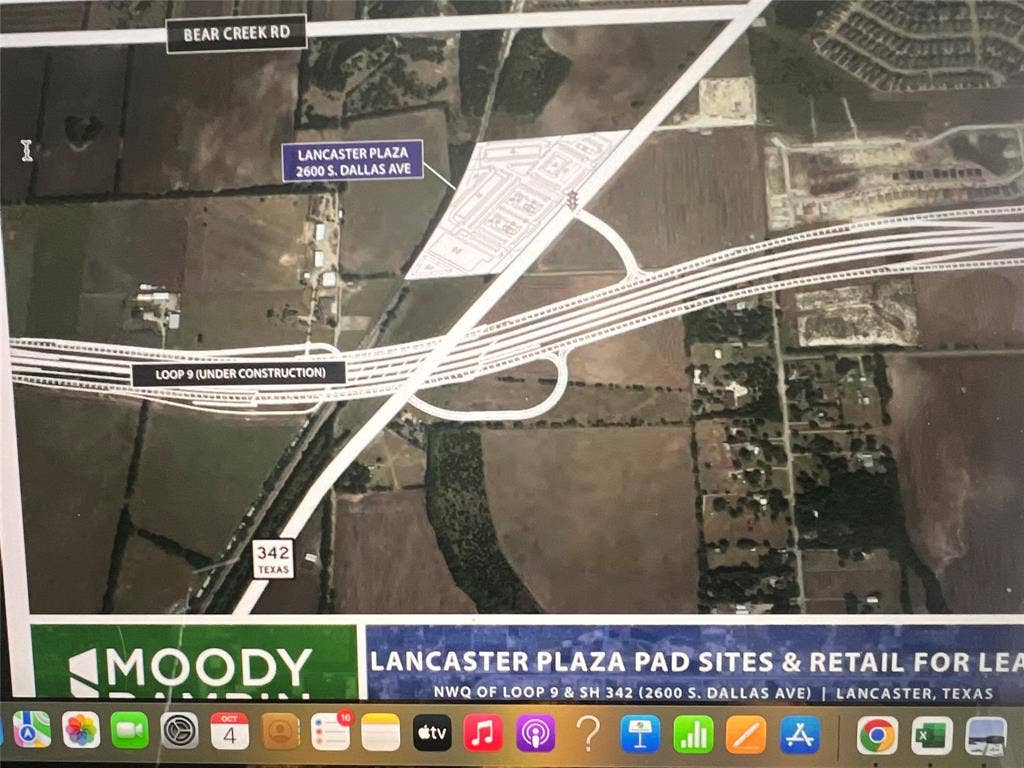 3100 S Dallas Avenue, Lancaster, TX 75146 Shopping Centers coming not too far. The land is shown below it.