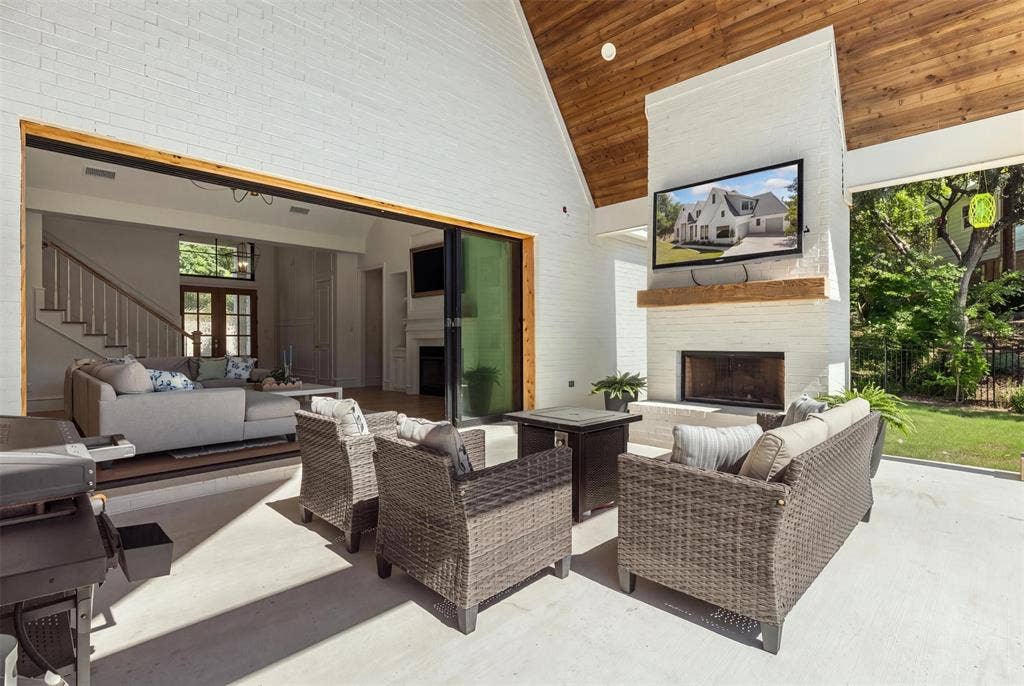 Relax outdoors while watching your favorite ballgame or a movie!