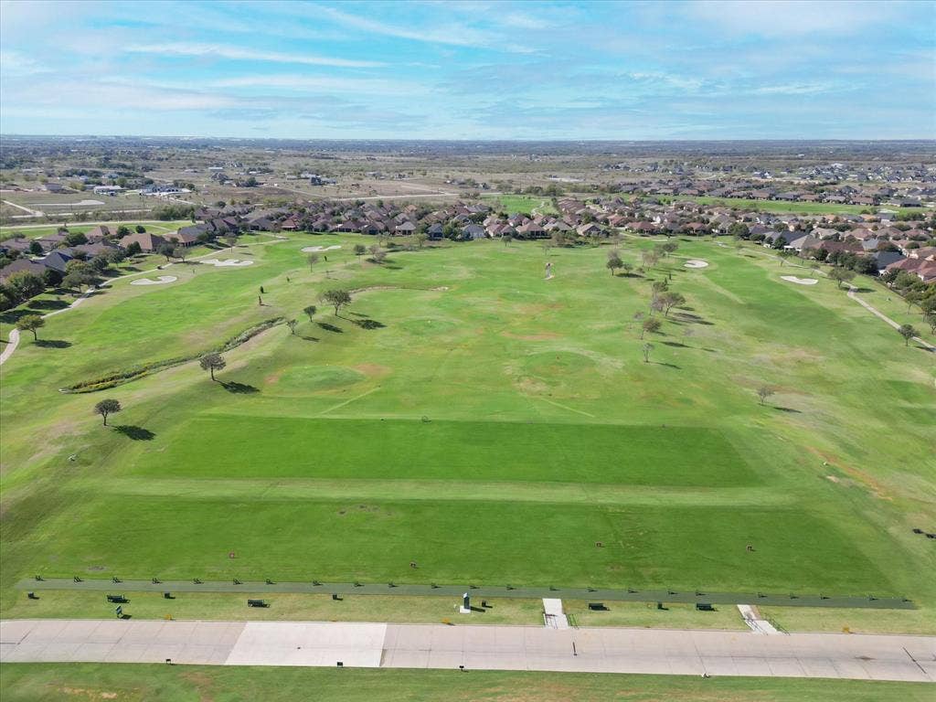 Golf course driving Range