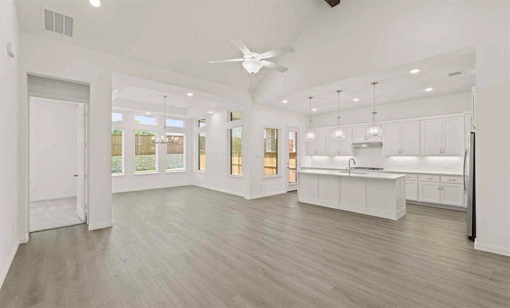 Open Kitchen-Living-Dining Room Representative Photo