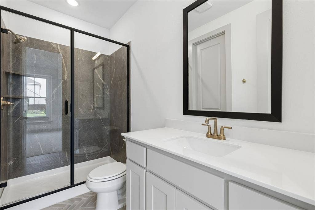 2624 Radiant Way, Celina, TX 75009 Friends and family will feel right at home in any of the beautifully finished guest baths this dream home has to offer.