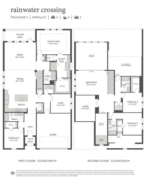 2612 Radiant Way, Celina, TX 75009 With an open concept floor plan designed for entertaining and perfectly sized bedrooms, our Toulouse II plan is the ideal family home!