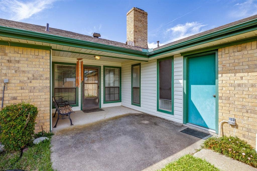 1721 Guildford Street, Garland, TX 75044 Great Patio in the backyard. Perfect for cook outs or relaxing.