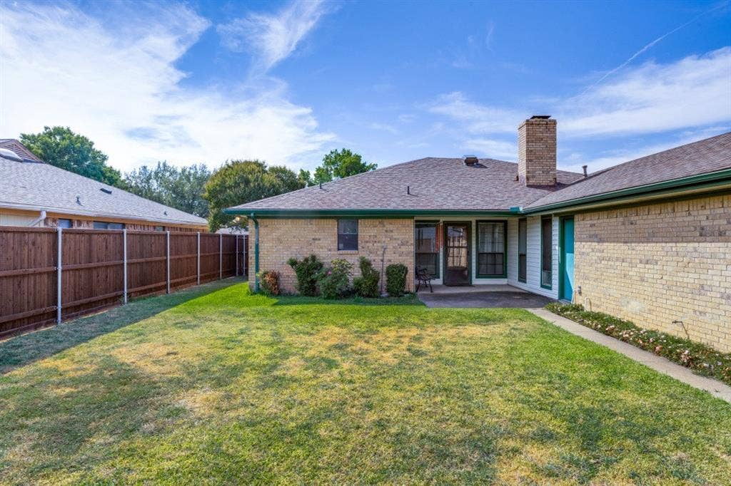 1721 Guildford Street, Garland, TX 75044 Good privacy in the backyard as well.