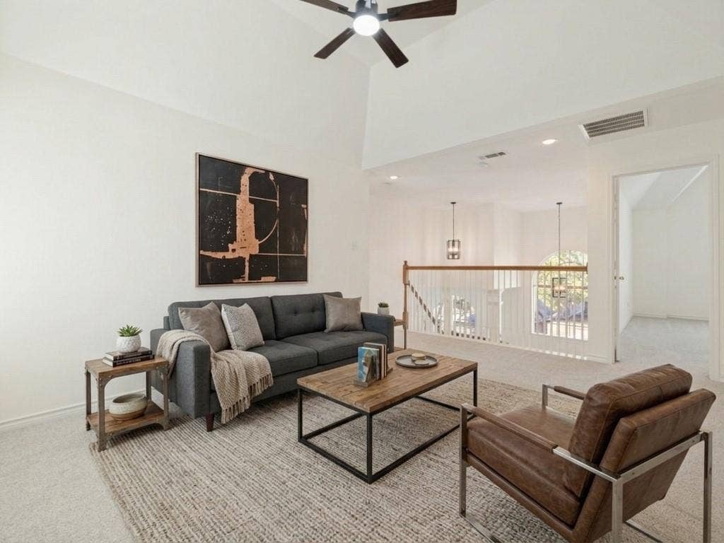 2032 Liverpool Drive, Plano, TX 75025 Game room with virtually staged furniture.