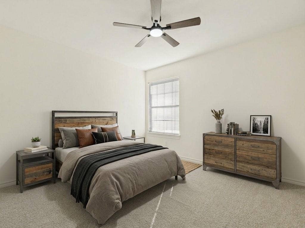 2032 Liverpool Drive, Plano, TX 75025 Bedroom 3 with virtually staged furniture.
