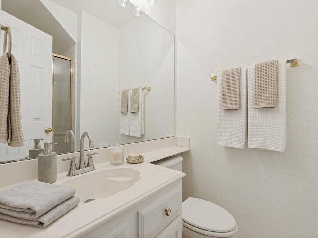 2032 Liverpool Drive, Plano, TX 75025 Bathroom with virtually staged decor