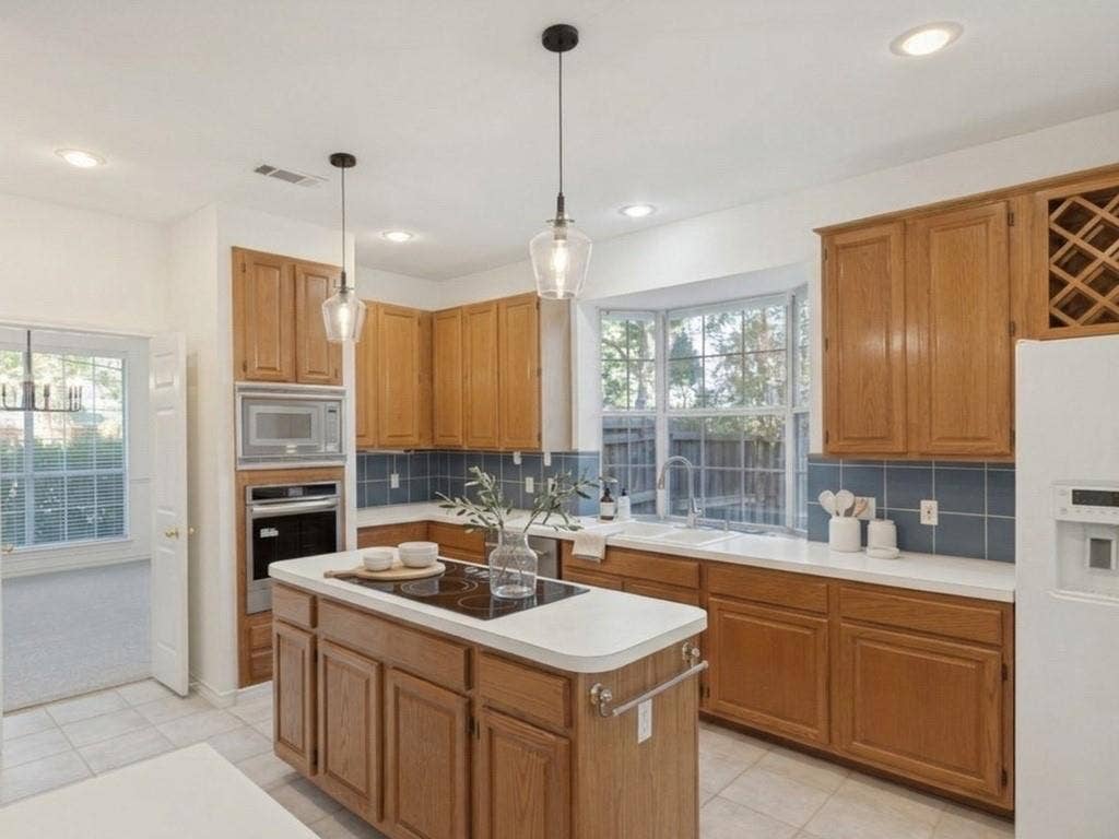 2032 Liverpool Drive, Plano, TX 75025 Kitchen with virtually staged accents