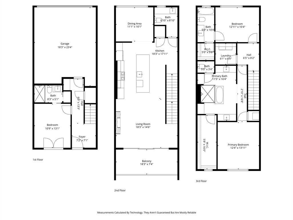 805 Pavillion Street, #103, Dallas, TX 75204 Floor plan