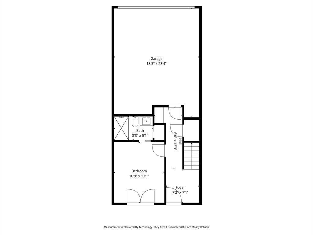 805 Pavillion Street, #103, Dallas, TX 75204 Floor plan