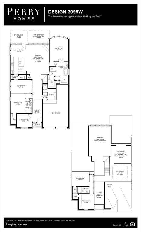 4237 Capstone Road, Midlothian, TX 76065 Floor plan