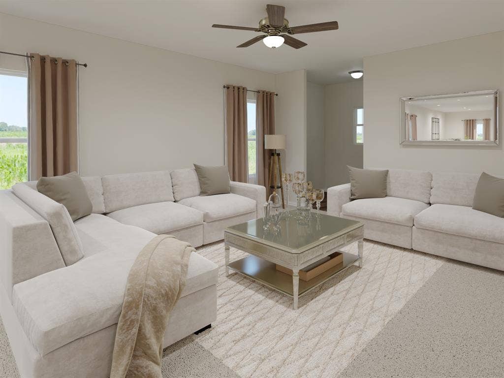 Photo is not of the actual home, but is an inspirational photo of builder’s model home and may depict options, furnishings, and/or decorator features that are not included.