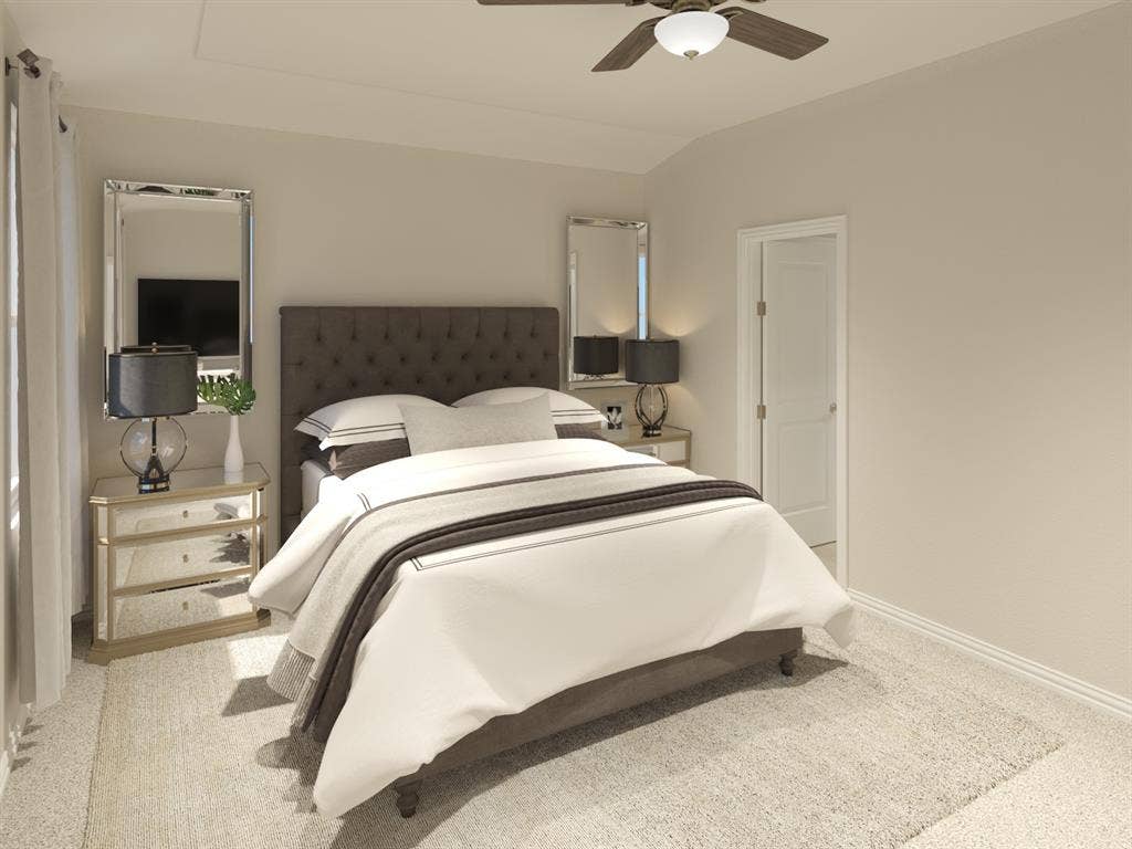 13227 Piney Woods Drive, Rowlett, TX 75089 Photo is not of the actual home, but is an inspirational photo of builder’s model home and may depict options, furnishings, and/or decorator features that are not included.