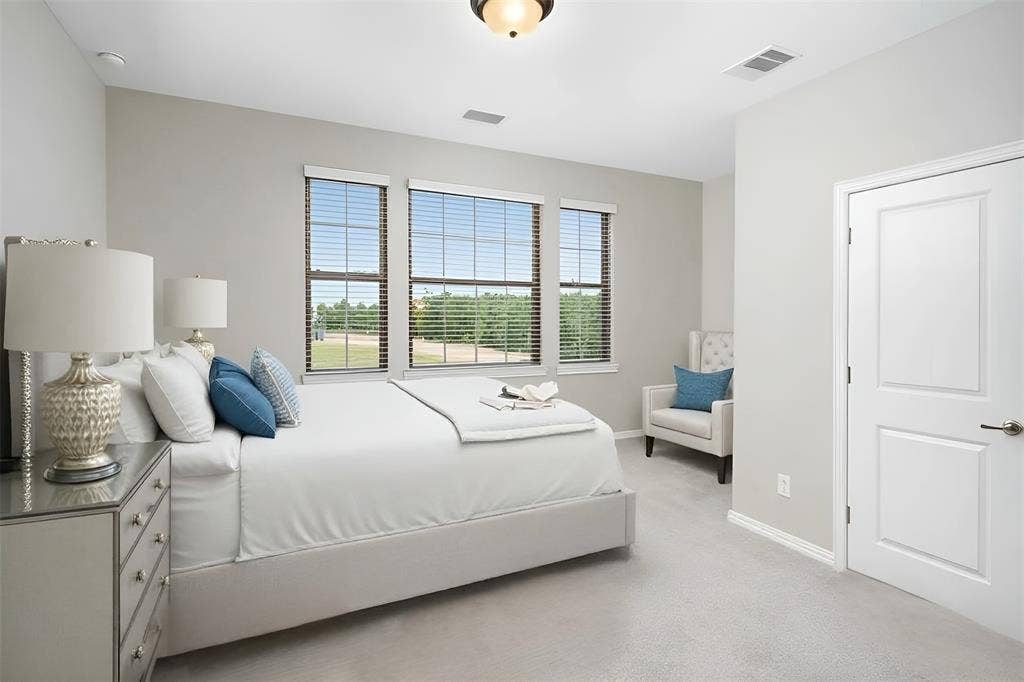 1015 Permian Lane, Allen, TX 75013 Upstairs Bedroom | Virtually Staged