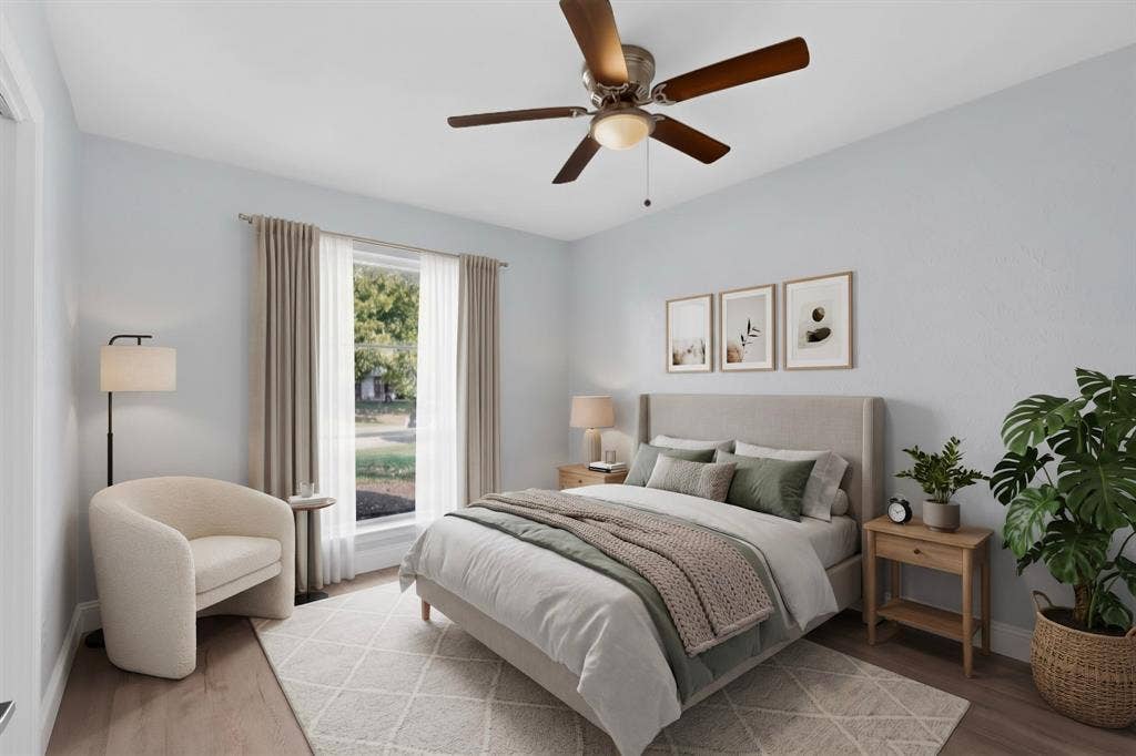 1512 Bay Shore Drive, Garland, TX 75040 Virtually staged bedroom