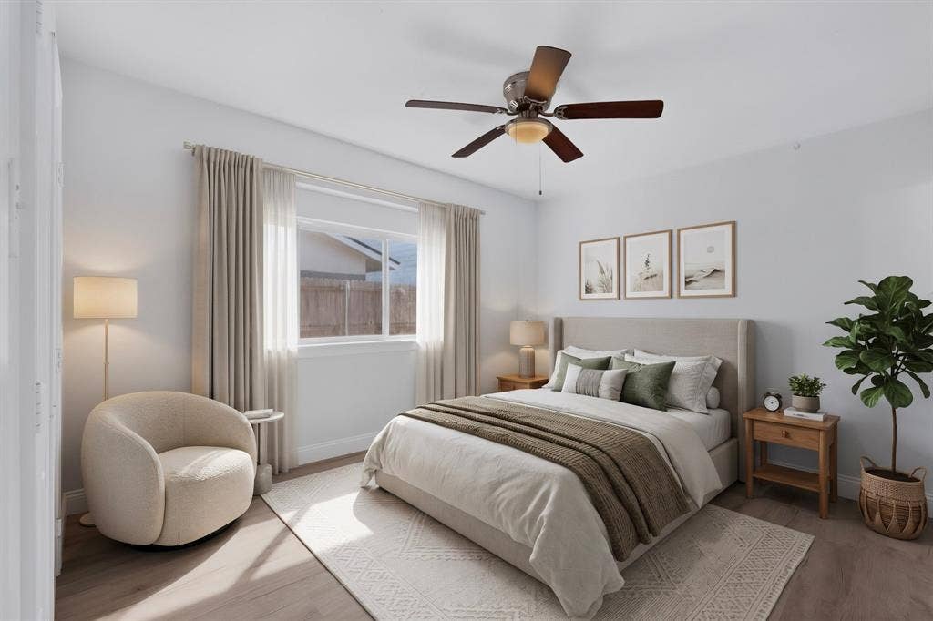 1512 Bay Shore Drive, Garland, TX 75040 Virtually staged primary bedroom