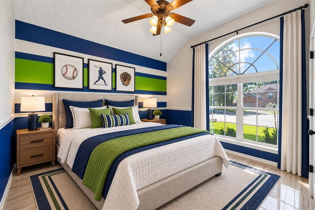 Bedroom—Virtually Staged-