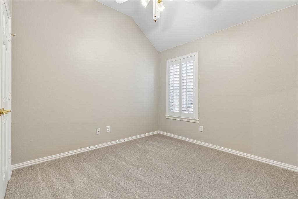Secondary bedroom with brand new carpet
