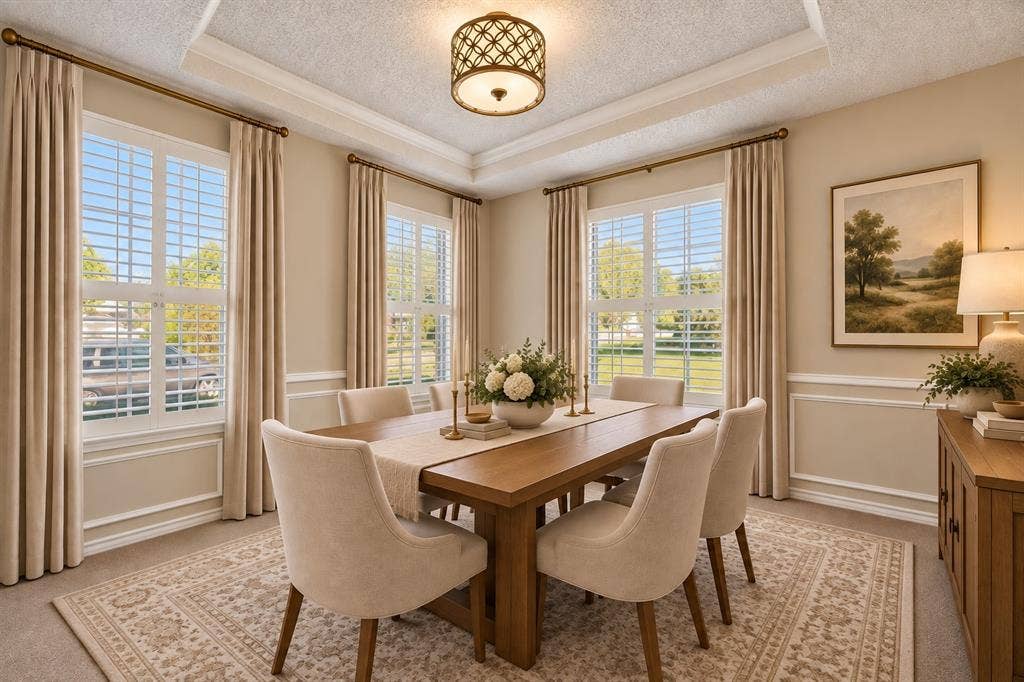 1203 White Drive, Cedar Hill, TX 75104 Dining Area—Virtually Staged
