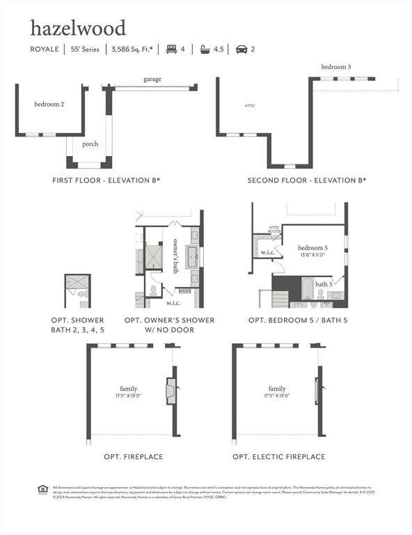 This dream home features elevation B, optional bed-bath 5 plus so much more!