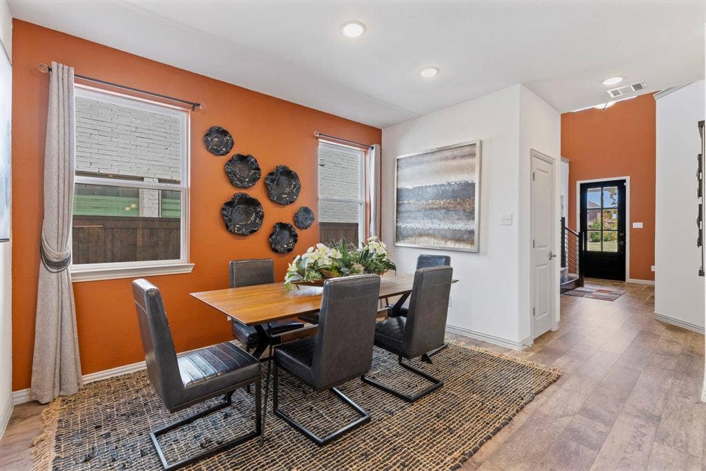 1456 Kit King Drive, Little Elm, TX 75036 Wood-finish flooring throughout, recessed lighting, and a solid core entry door