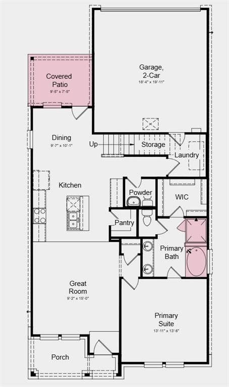 3360 Winecup Road, Celina, TX 75009 Additional Highlights Include: gourmet kitchen, slide-in tub, and gas drop.