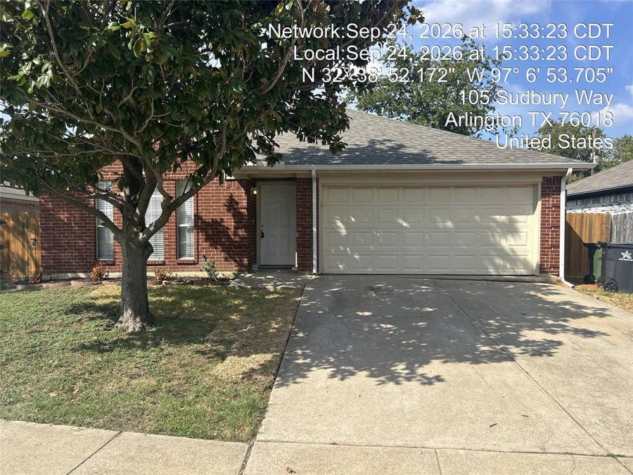 Property photo for 105 Sudbury Way, Arlington, TX