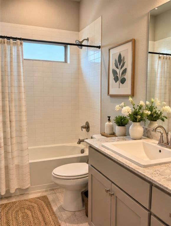 1196 Putnam Drive, Frisco, TX 75036 White subway tile shower surround with a tub/shower combination