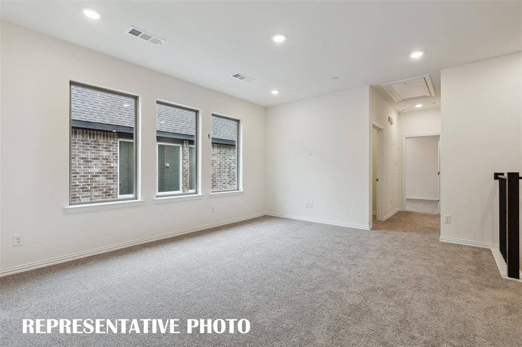 4733 Lunker Street, McKinney, TX 75071 Tons of fun times to be had by everyone in your new light filled game room. REPRESENTATIVE
