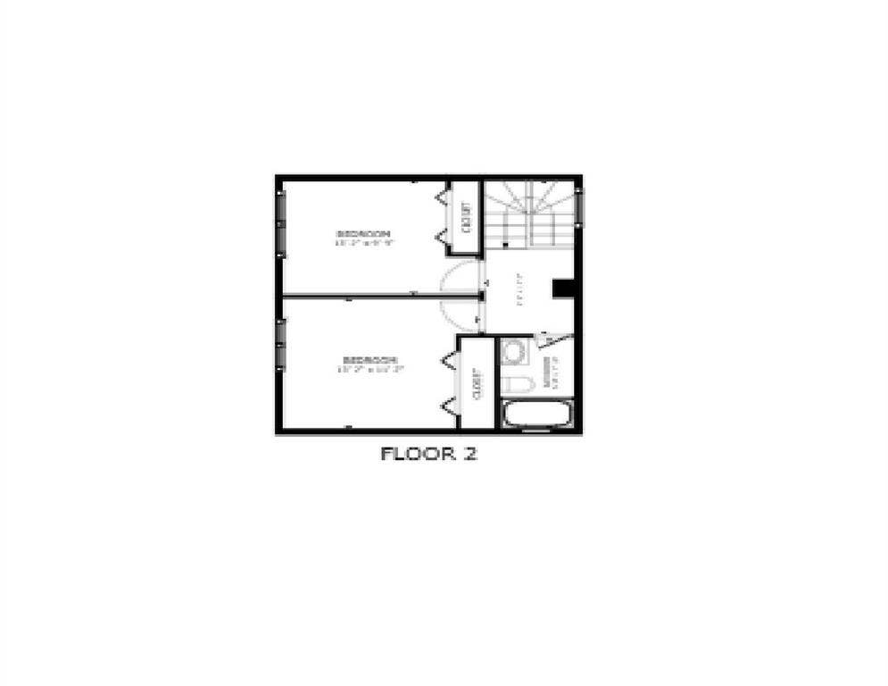 351 Valley Park Drive, Garland, TX 75043 351 Valley Park Dr. - Floor Plan of 2nd Floor