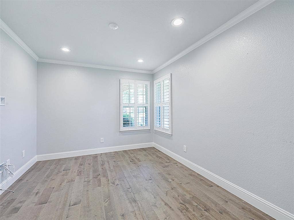 7470 Birmingham Forest Drive, Frisco, TX 75036 Study or extra bedroom with LVP.