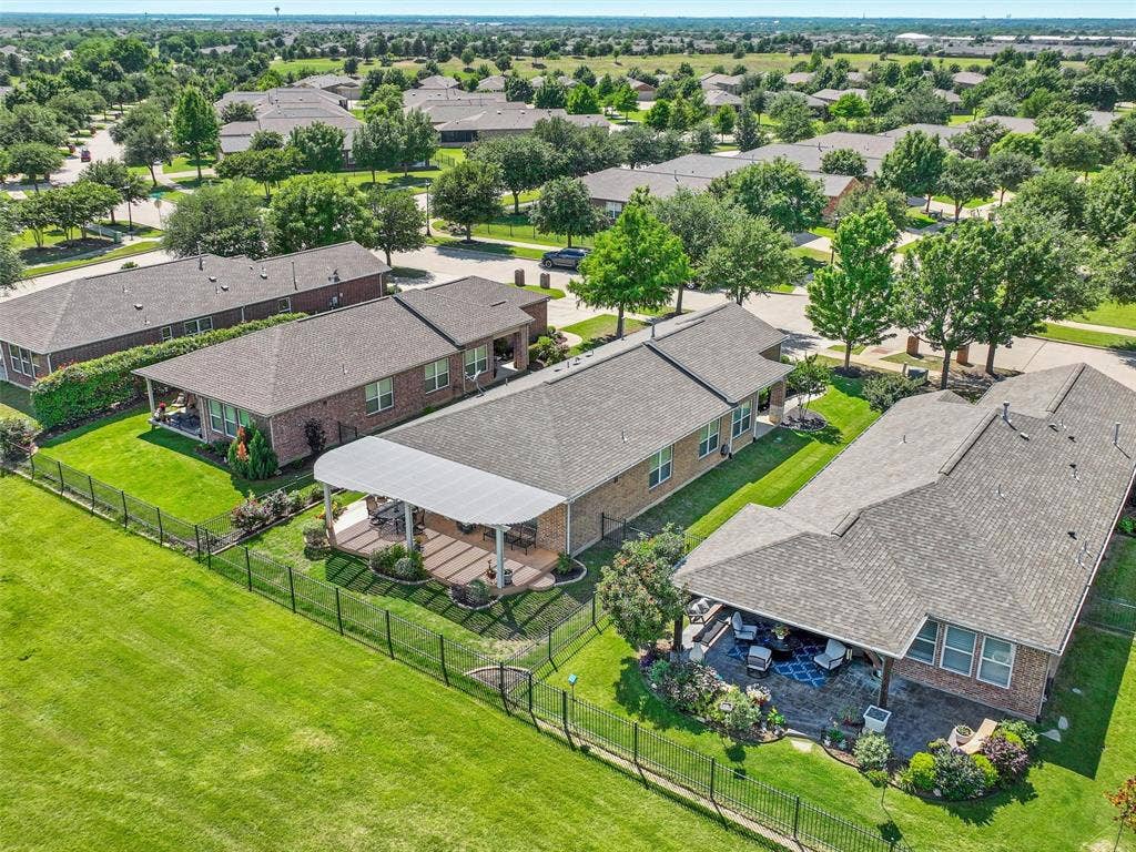 7470 Birmingham Forest Drive, Frisco, TX 75036 Overview of house facing the 2nd Tee
