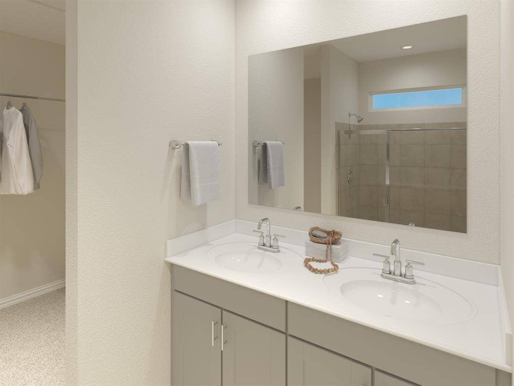 13219 Piney Woods Drive, Rowlett, TX 75089 Photo is not of the actual home, but is an inspirational photo of builder’s model home and may depict options, furnishings, and/or decorator features that are not included.