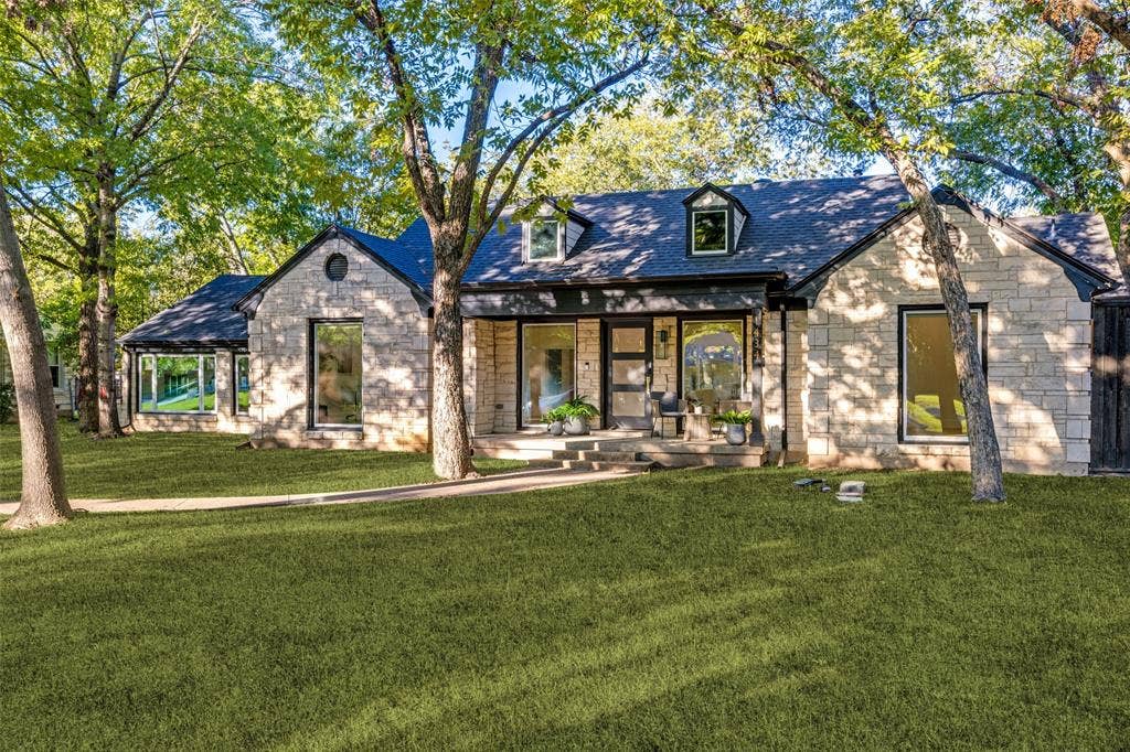 1434 Tranquilla Drive, Dallas, TX 75218 Grass has been enhanced and placed with AI