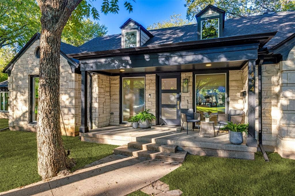 1434 Tranquilla Drive, Dallas, TX 75218 Grass has been enhanced and placed with AI
