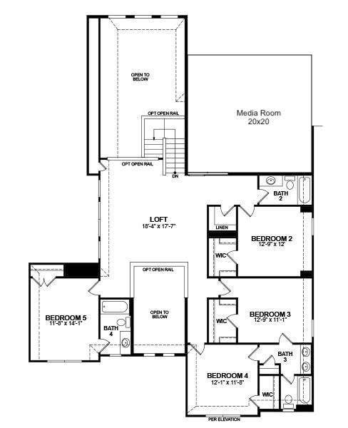 1704 Keswick Drive, McKinney, TX 75071 Floor plan