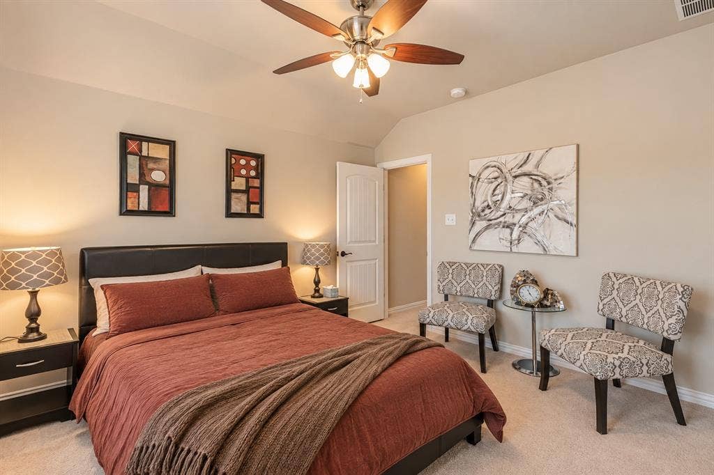 1704 Keswick Drive, McKinney, TX 75071 Tray ceiling with recessed lighting