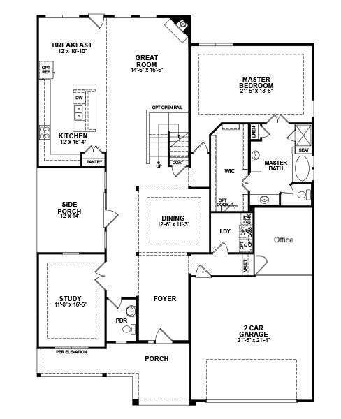 1704 Keswick Drive, McKinney, TX 75071 Floor plan