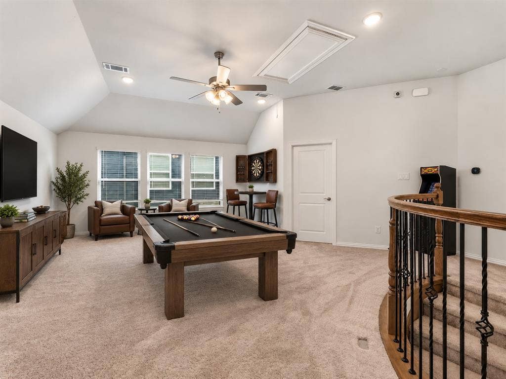 913 Peabody Drive, McKinney, TX 75071 Upstairs gameroom that leads into the media room.