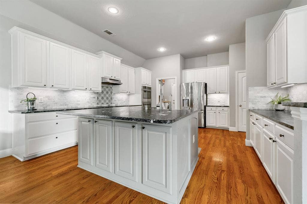So much space and lots of cabinets for storage.