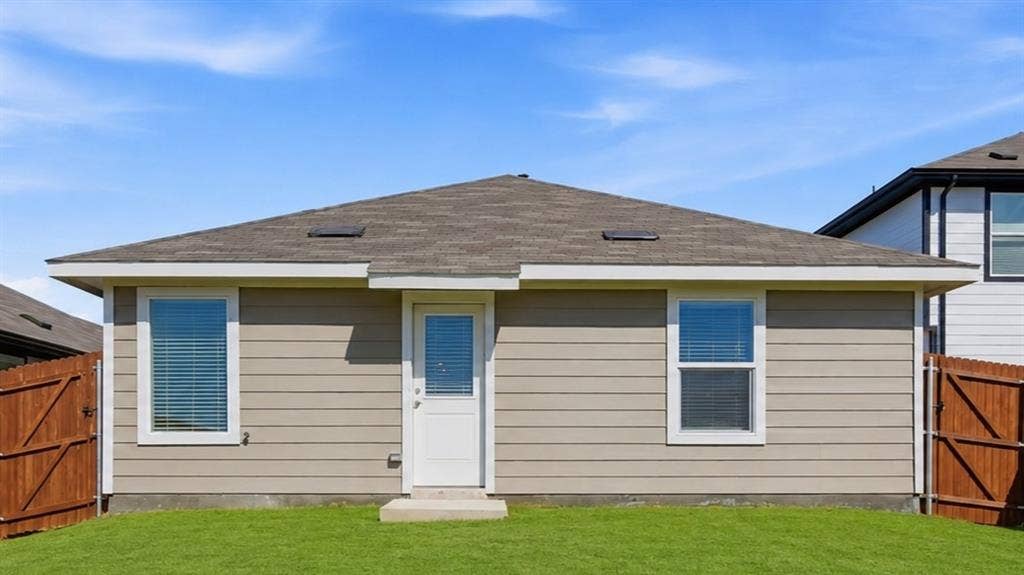 Rear Elevation - All Home and community information, including pricing, included features, terms, availability and amenities, are subject to change at any time without notice or obligation. All Drawings, pictures, photographs, video, square footages, floor plans, elevations, features, colors and sizes are approximate for illustration purposes only and will vary from the homes as built.