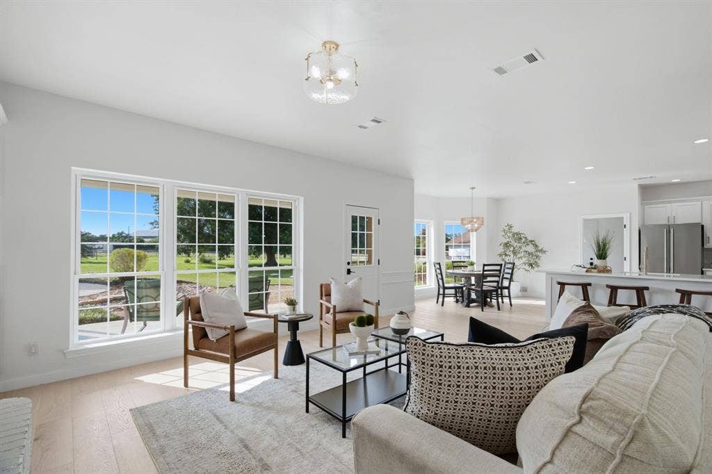 beautiful views and plentiful natural light