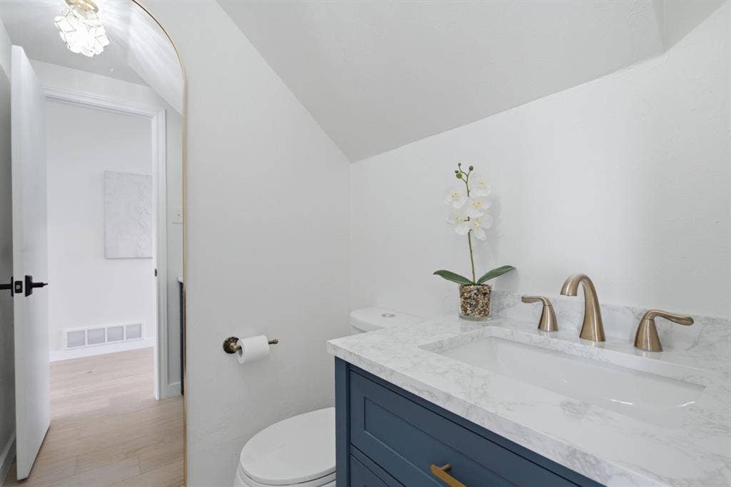 half bath first floor
